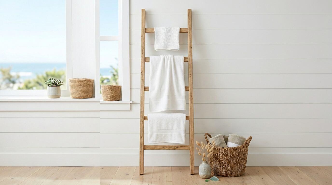 Use baskets to hide visual clutter